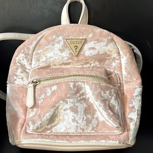Guess mini backpack - pink velvet